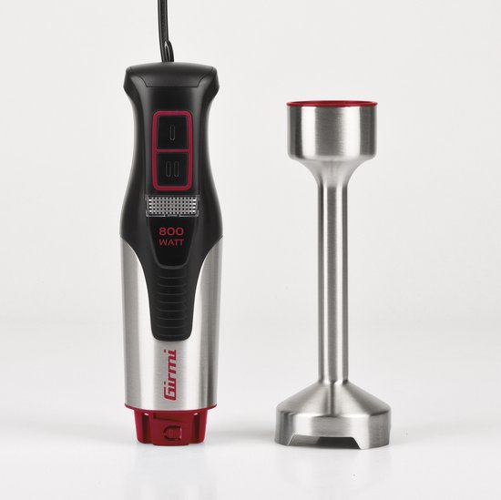 Girmi MX3900 blender Staafmixer 800 W Zwart, Roestvrijstaal, Transparant van Girmi — afbeelding 3