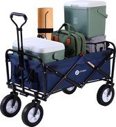 Bol.com Packaway Opvouwbare Bolderkar van Wasbaar Polyester tot 70KG – 98 x 53 cm – DONKERBLAUW aanbieding