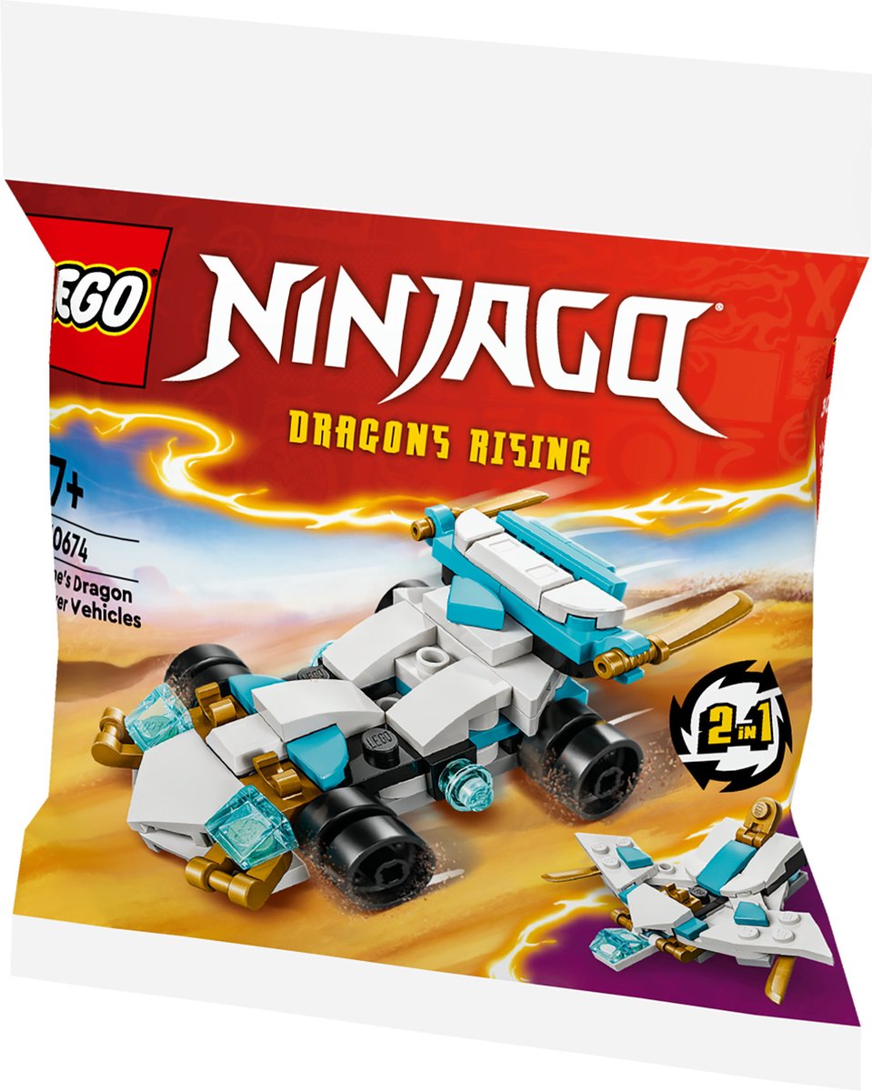 LEGO Ninjago 30674 - Zane's voertuigen met drakenkracht (polybag