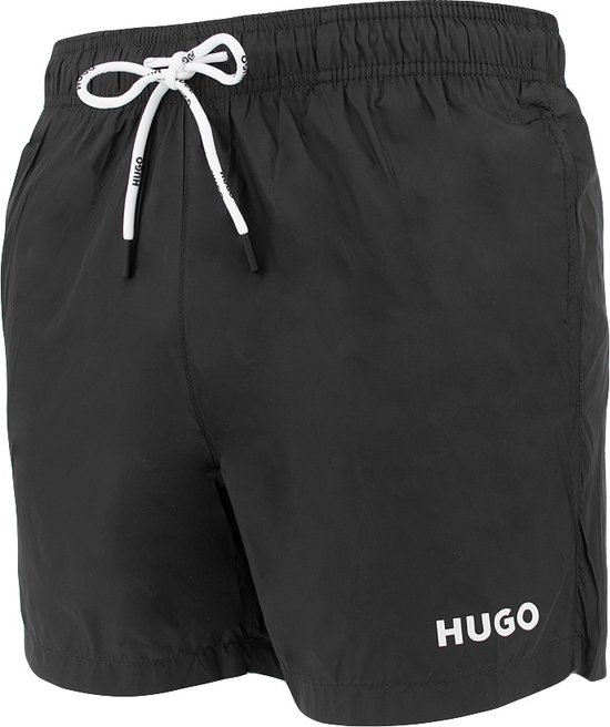 Foto: Hugo haiti swim shorts heren zwembroek zwart dessin maat xxl