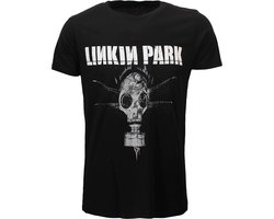 Linkin Park Dragon Fly Gas Mask T-Shirt Zwart - Officiële Merchandise - M