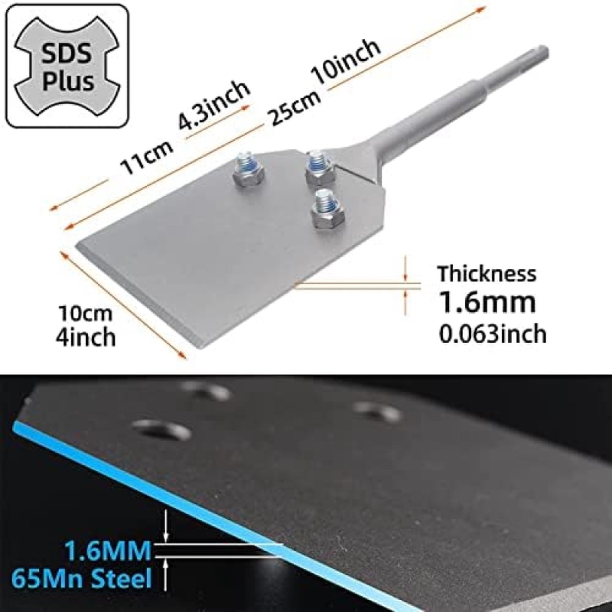 CPROSP 5 stuks SDS Plus schaar voor lichte boormachines en klophamers