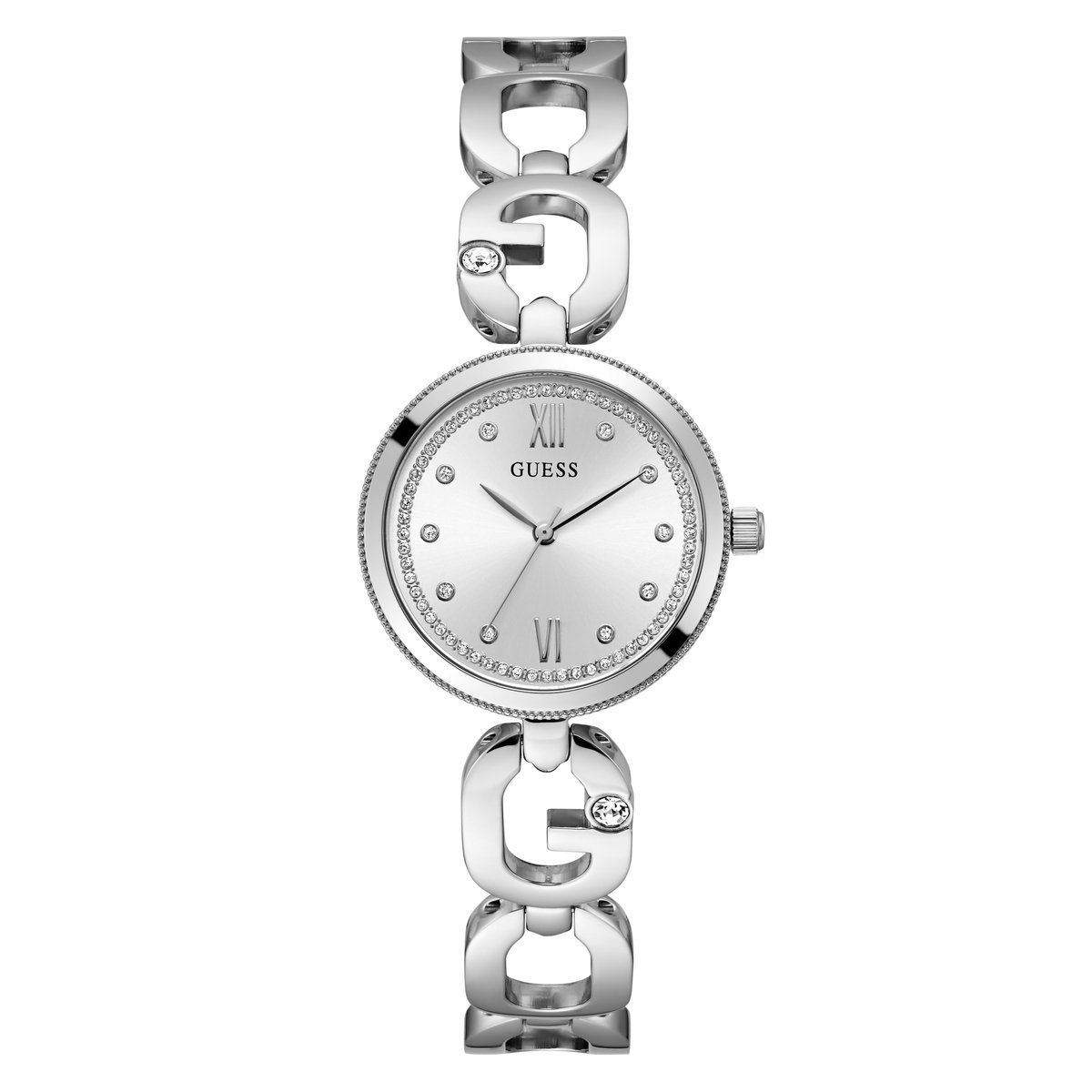Guess Empower GW0759L1 Horloge - Staal - Zilverkleurig - Ø 30 mm