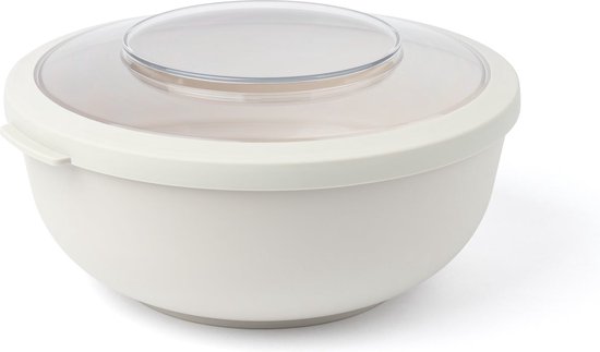Amuse Tylla Oat Life Bowl - Boîte à lunch - Boîte de rangement avec couvercle en Tritan - Perfect refermable - Passe au lave-vaisselle, au micro-ondes et au congélateur - Gris clair - 2000 ml