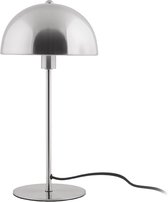 Leitmotiv Tafellamp Bonnet - Metaal Satijn Nikkel - 39x20cm - Scandinavisch