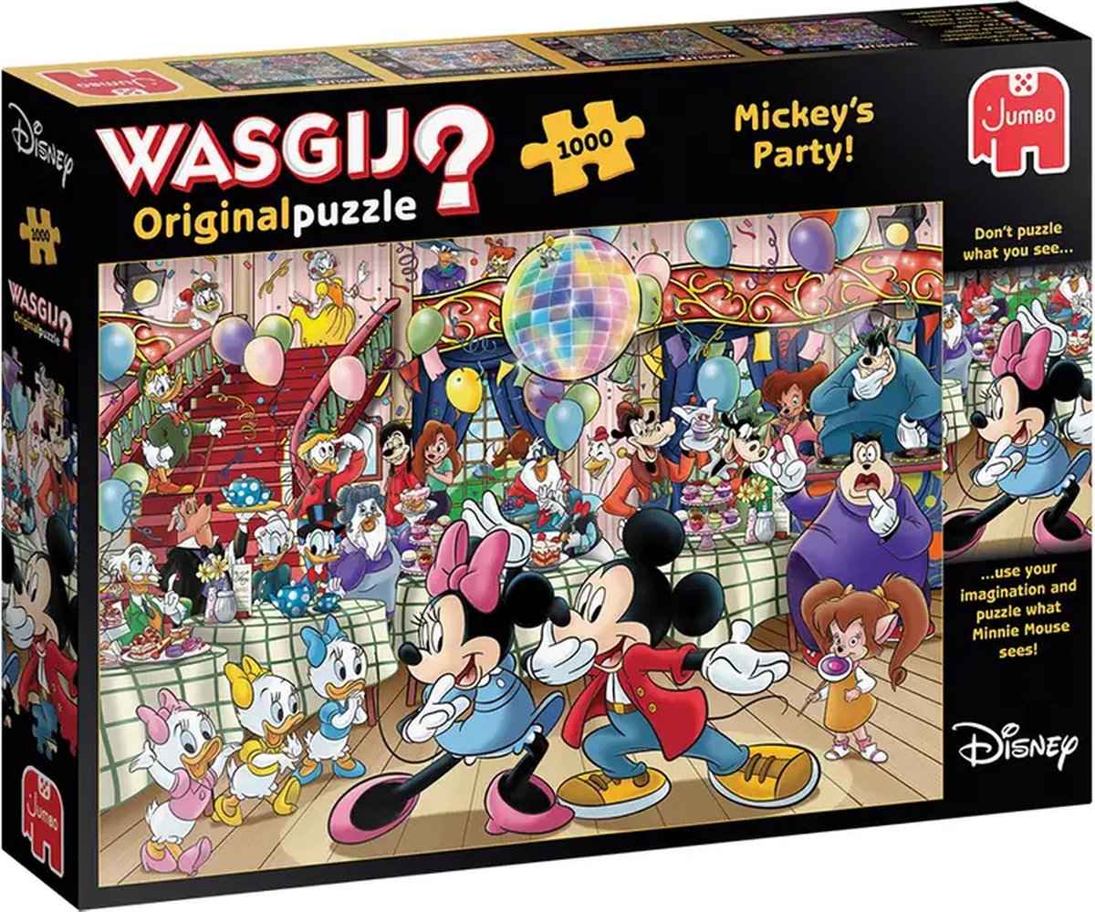 Wasgij Original - Disney - Mickey's Feestje! - 1000 stukjes - Legpuzzel - Puzzel