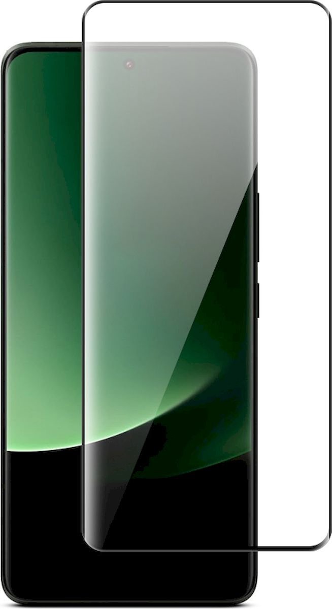 Mobigear Screenprotector geschikt voor Xiaomi 13 Ultra Glazen | Mobigear Premium Screenprotector - Case Friendly - Zwart