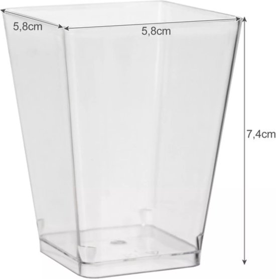 Plastic dessertbekers 6 stuks kopen? - België
