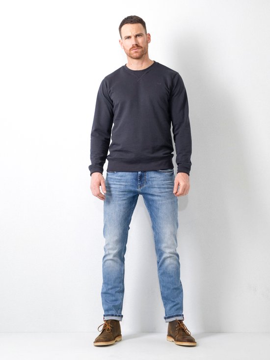 Petrol Industries Heren Jeans Regular Tapered Fit Russel - Spijkerbroek - Stretchdenim - Essentials Collection - Blauw - Maat W34L34