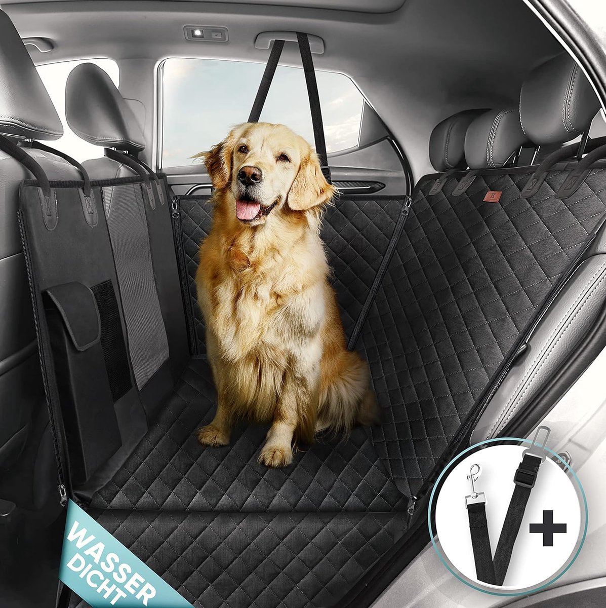hond auto Hondendeken voor de achterbank, waterdicht en krasbestendig, universele