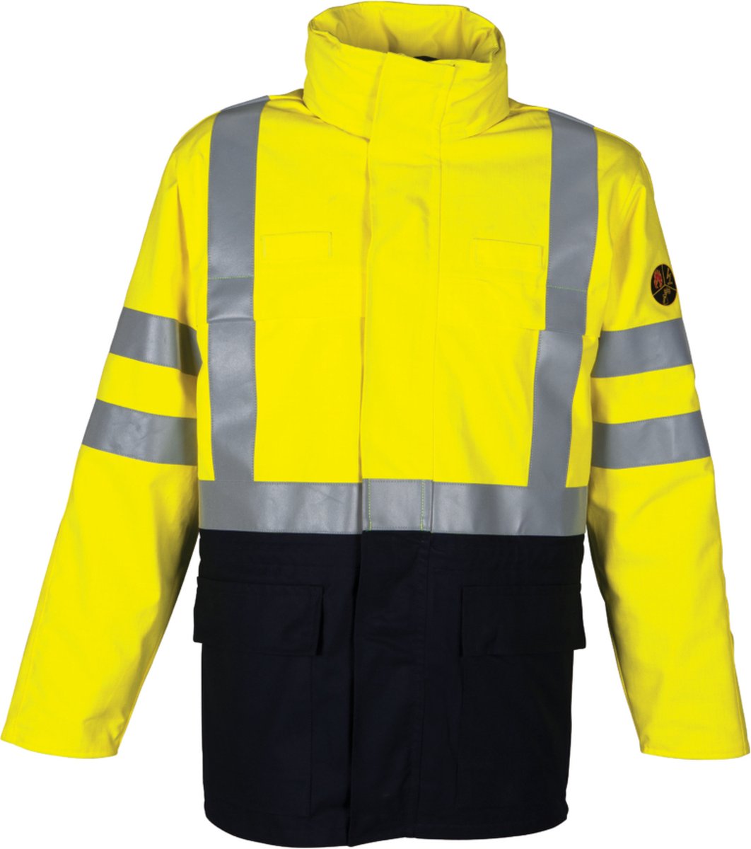 HAVEP Parka MQ Multi Protector 40005 - Marine/Fluo Geel - 2XL