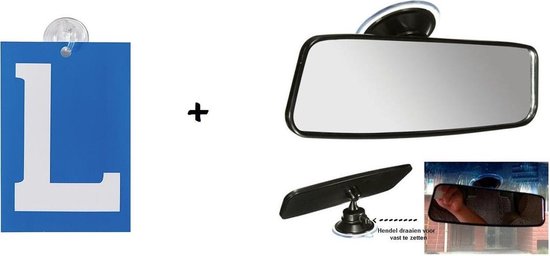 Kit auto-école L-Sign + Rétroviseur
