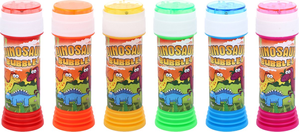 Bellenblaas - 10x - dinosaurus - 50 ml - voor kinderen - uitdeel cadeau/kinderfeestje