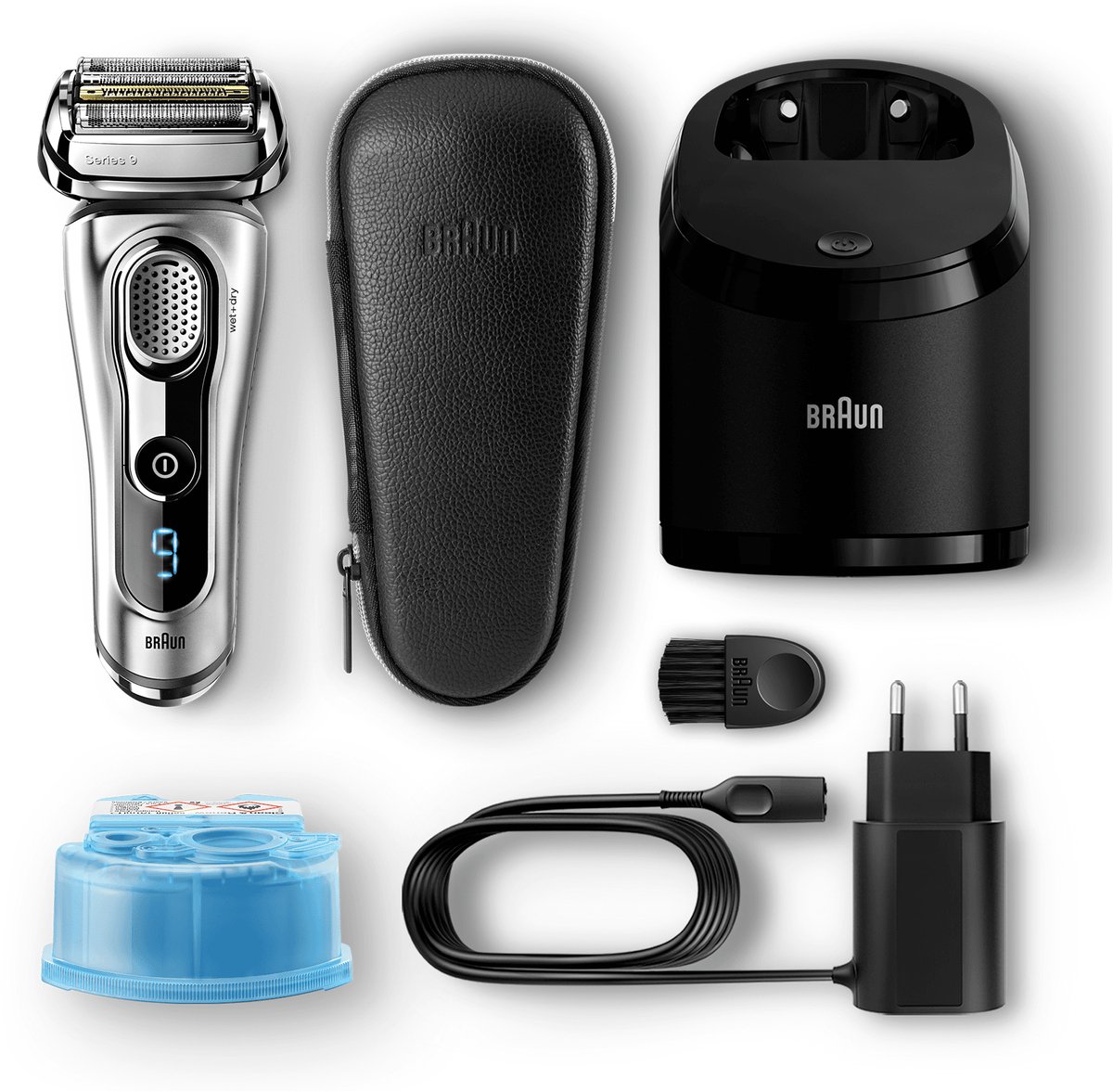 【tmopo210】Braun Series 9 9291cc Braun Series 9 Scheerapparaat - Nat & Droog - Clean&Charge station