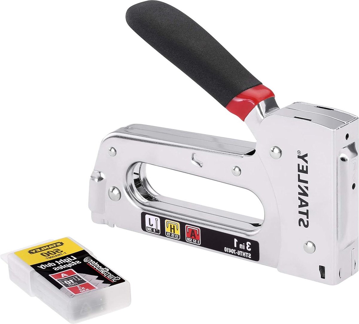 Handtacker spijkermachine 3-in-1 voor klemmen type A inch en type H inch-pennen nagels 18 J 10 mm