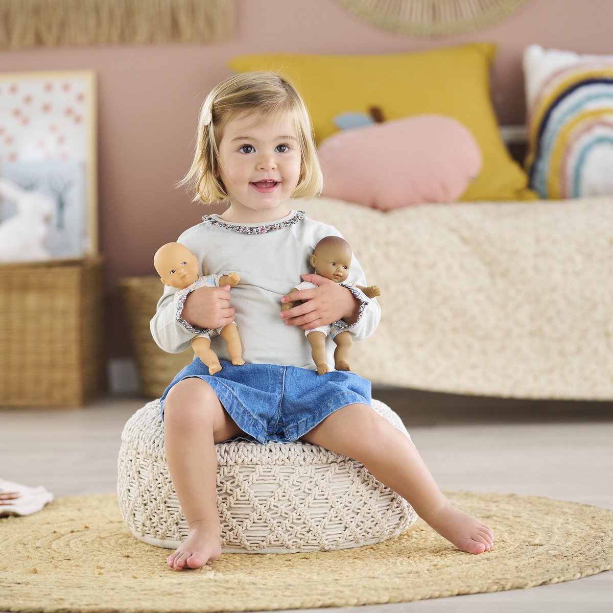 Corolle babypop Mini Calin konijn bruine ogen 20cm - pop voor kinderen. — cadeau in Spellen & Speelgoed - foto 7