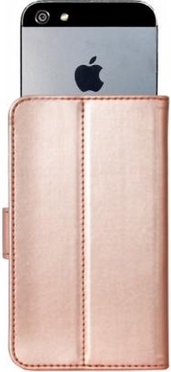 Bigben Connected, Foliohoes Foliotas met kaarthouder en sluitlip, Roze