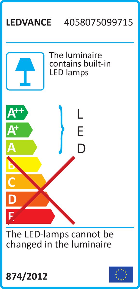 LEDVANCE LED Montagebalk Linear Compact 10W 1000lm - 840 Koel Wit | 60cm - Vervangt 1x14W.
