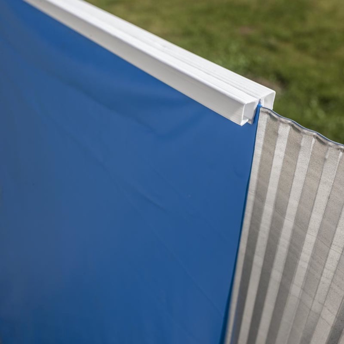 Gre Couverture pour piscine en acier - Ø 350 cm - Transparent