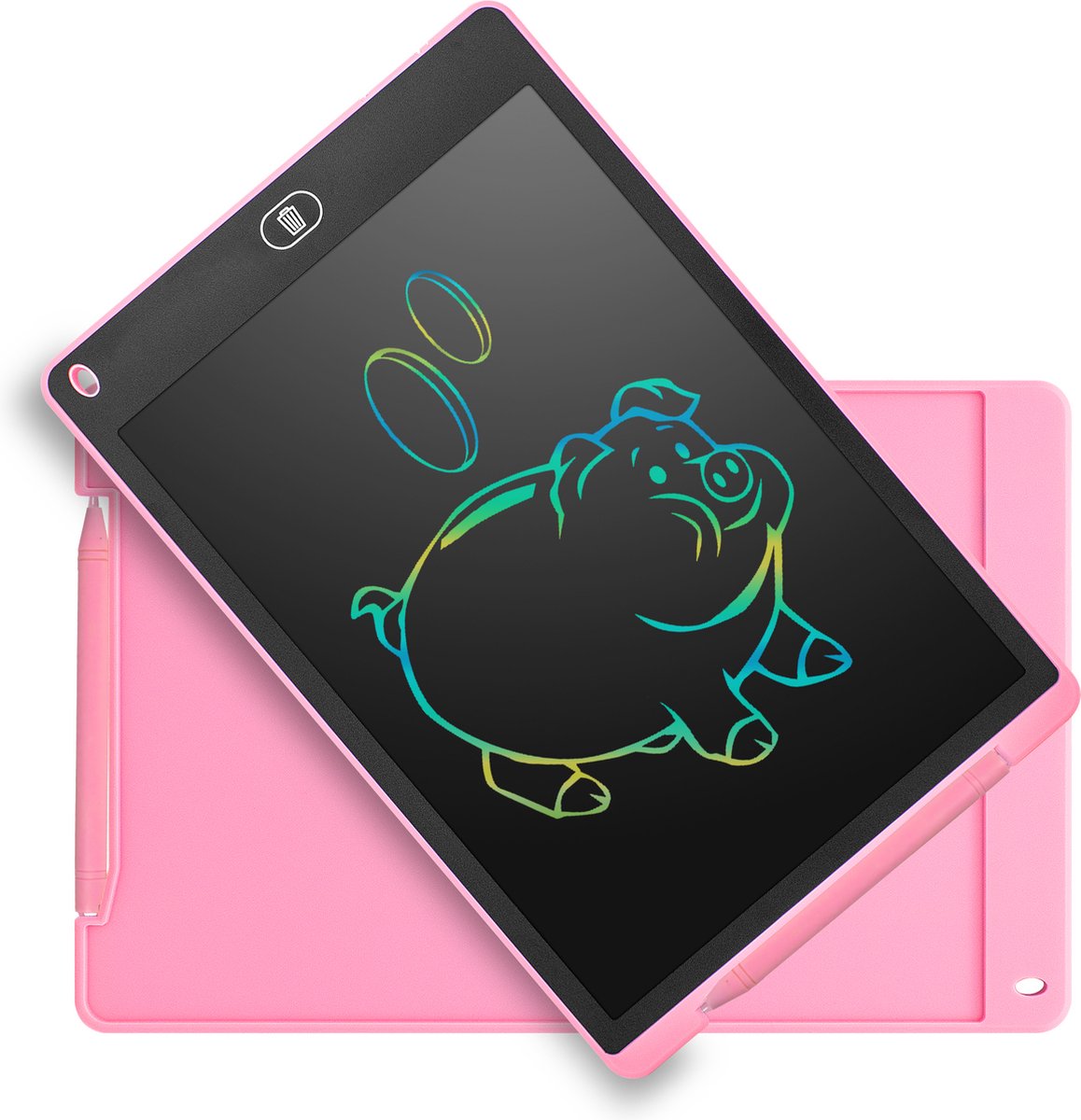 MagicTablet - Tablet - Tekenbord - Tekentablet Kinderen - Magnetisch Tekenbord - Leren Tekenen - Interactief & Sensorisch Speelgoed - Roze