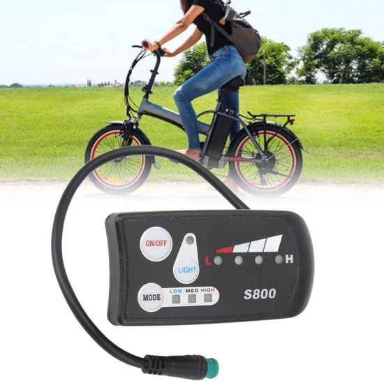 Elektrische Fiets LCD-meter, 5-pins 24V 36V 48V 60V ABS Universele E Scooter M5 Lcd Paneelscherm Ebike Lcd Scherm M5 Lcd Paneel Schermvervanging Voor 318