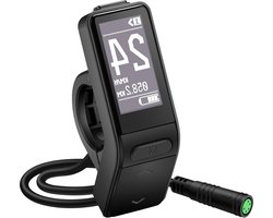 Ebike LCD-display voor BAFANG BBS01B BBS02B BBS HD - Mid Drive motor display meter - e-bike controle paneel - gegevensweergave - instellingen