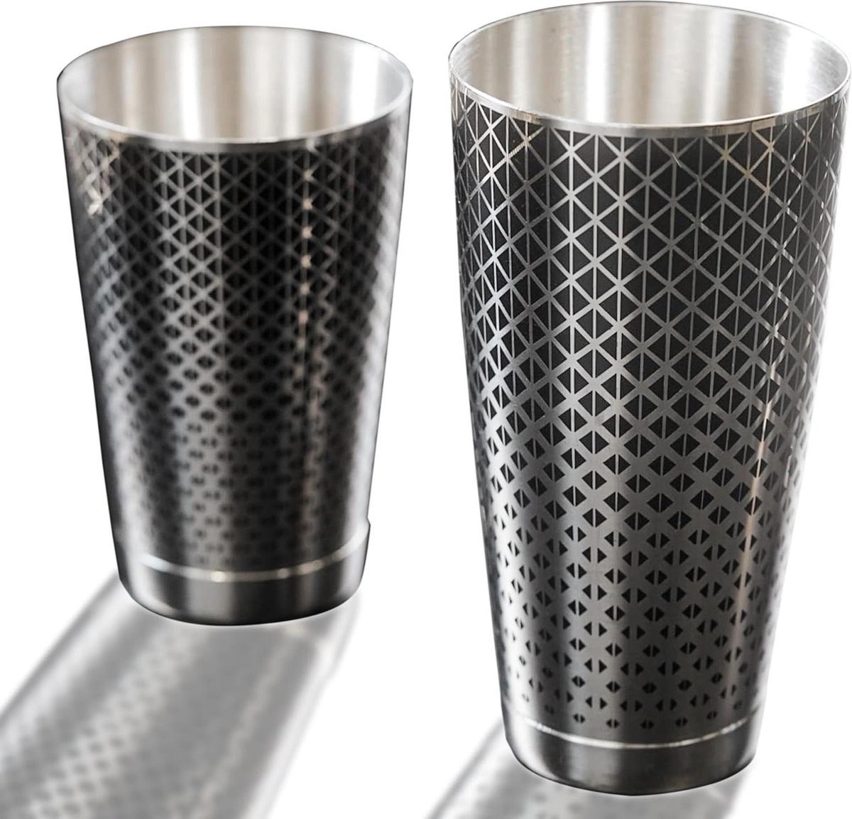 Boston Professional Barkeeper Cocktail Shaker Set - RVS Mixing Tin Gebalanceerd