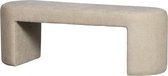 WOOOD Banc Jacob - Chenille - Naturel - 46x130x46