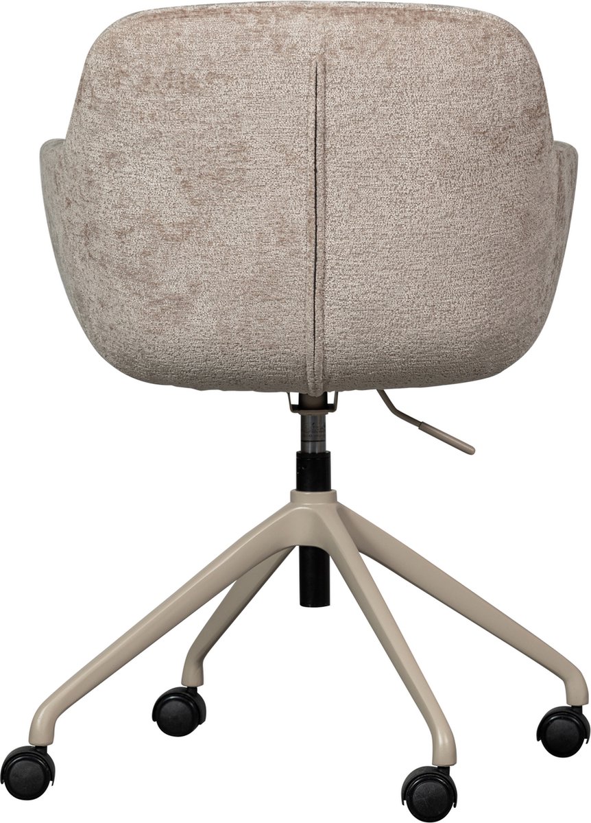 WOOOD Morros Bureaustoel Polyester Taupe - afbeelding 3