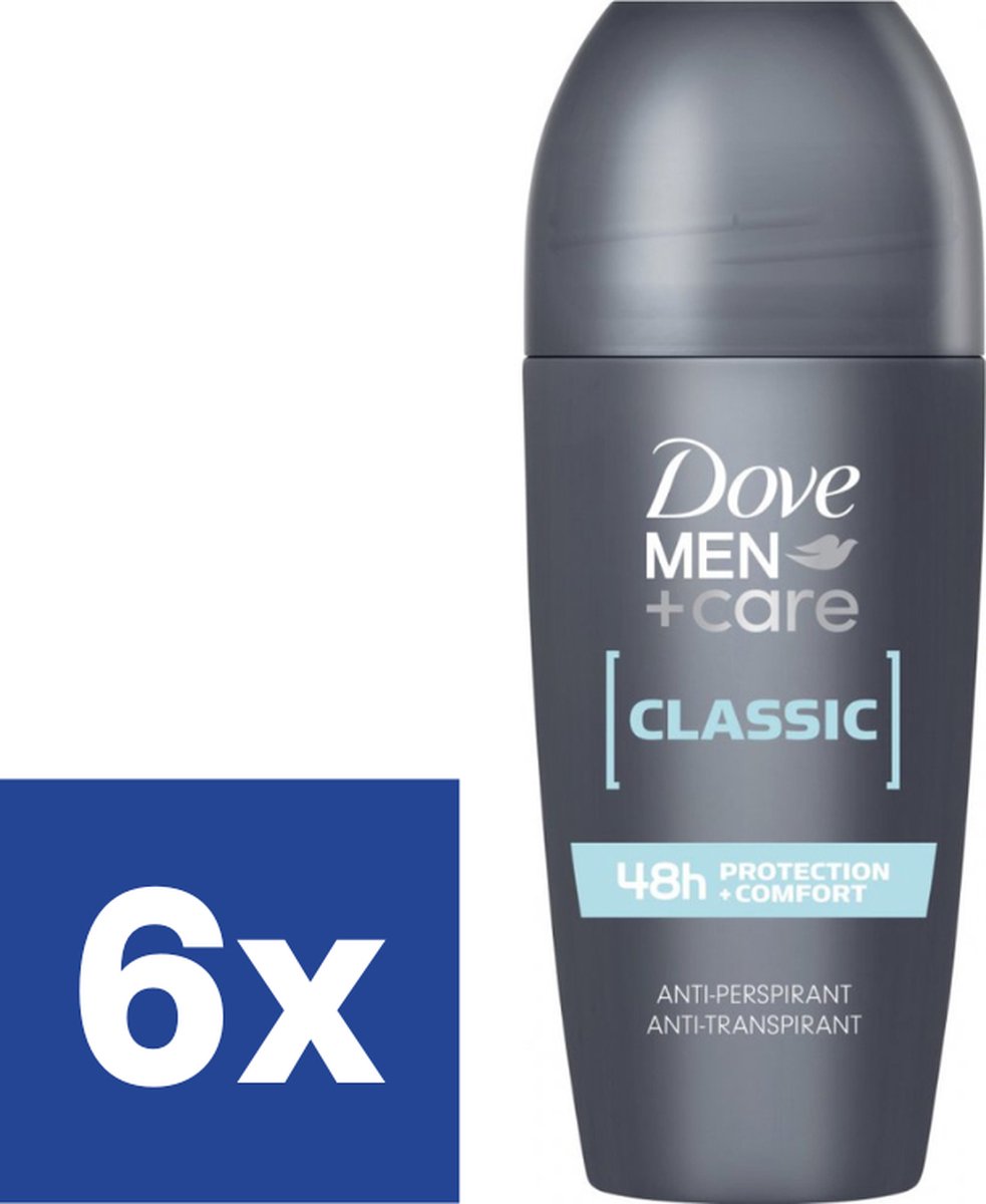 Dove Men Deo Roll On Classic 6 x 50 ml