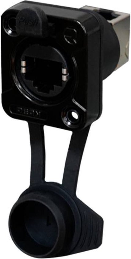 Rean AV RJ45 Feedthrough, 90° up, IP65 Airtight RRE8F-Z-011-1 Bus ...