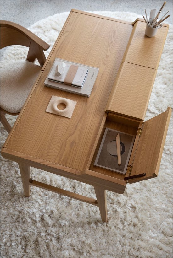 Table de bureau ZUIVER Kaat Natural