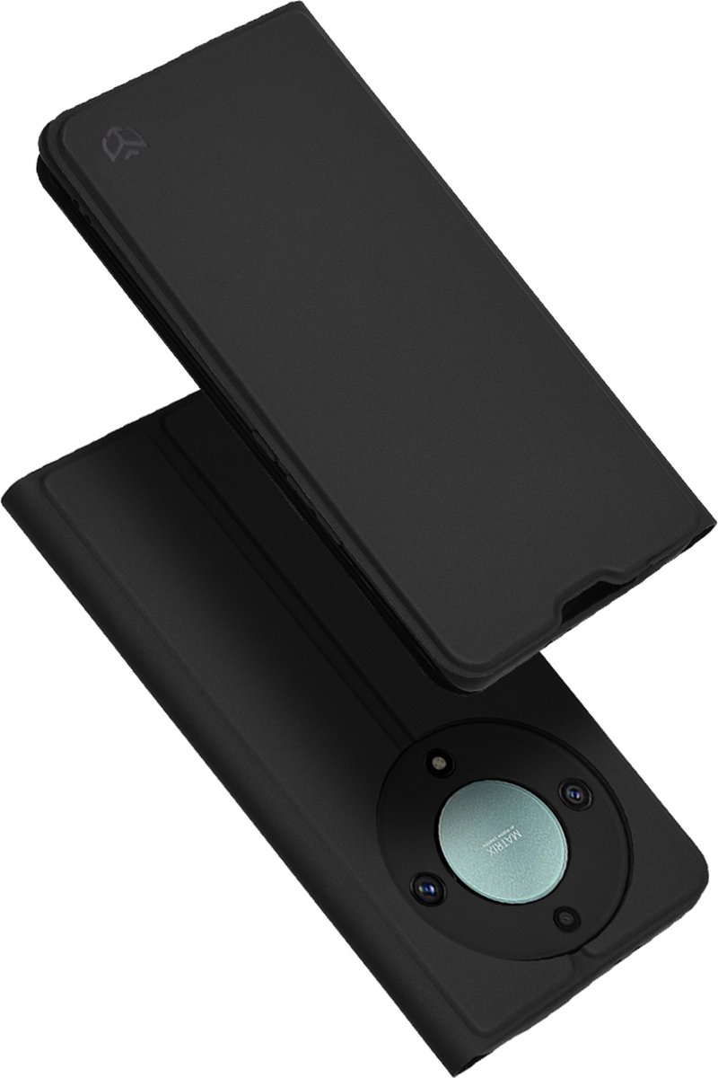 Techsuit Magskin Book Wallet Case hoesje voor HONOR Magic5 Lite - Zwart