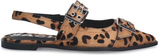 Sacha - Femme - Slingbacks à boucle léopard - Taille 39