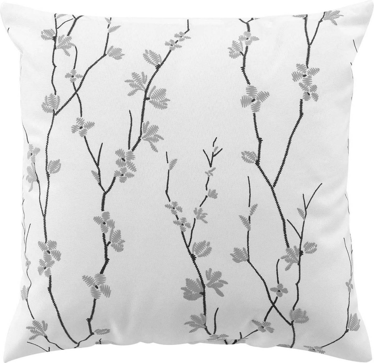 Decoratief kussen SAKURA, kersenbloesem tak, 45 x 45 cm