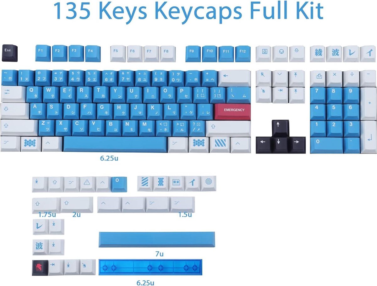 Sunzit 108 Tasten OEM PBT Keycaps Dye Sublimation Japanese Anime Keycap für Cherry Gateron Kailh Switch Mechanische Tastatur Keycaps Sunzit 108 Tasten OEM PBT Keycaps Dye Sublimation Japanese Anime Keycap für Cherry Gateron Kailh Switch Mechanische Tastatur Keycaps
