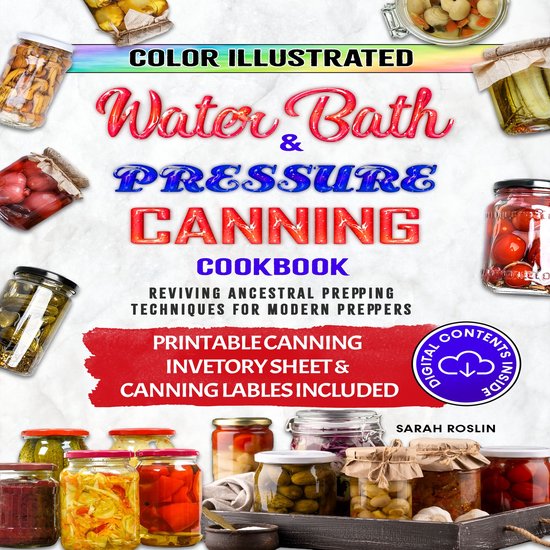 Water Bath Canning & Preserving Cookbook for Beginners - cover