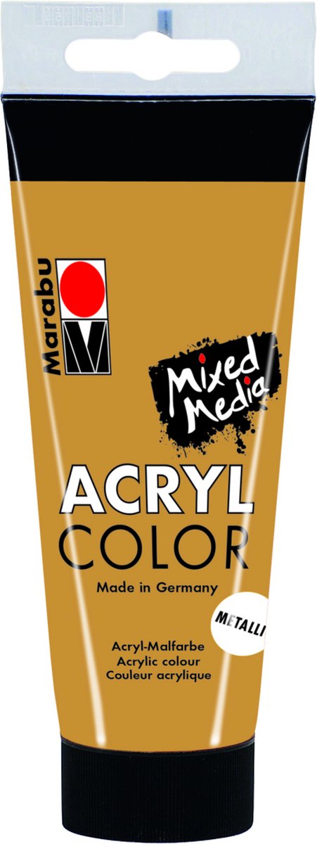 Marabu Acryl Color 084 100 ml acrielverf Goud Koker