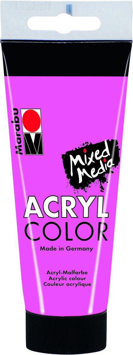 Marabu Acryl Color 033 100 ml acrielverf Roze Koker