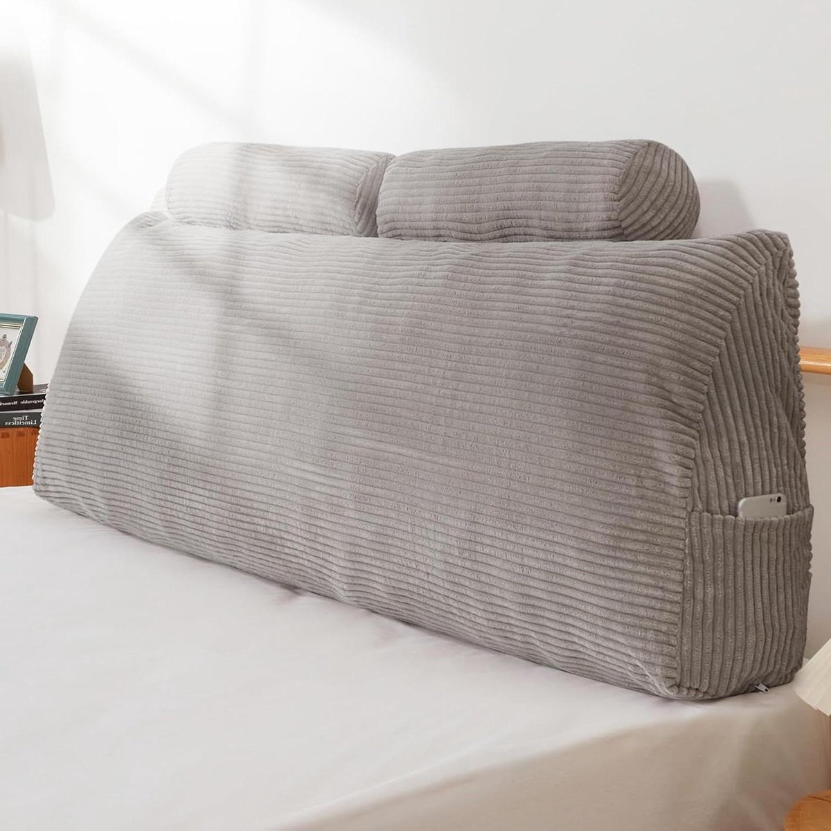 leeskussen voor in bed MAXYOYO Grote Bolster driehoekige positioneringsondersteuning - lee