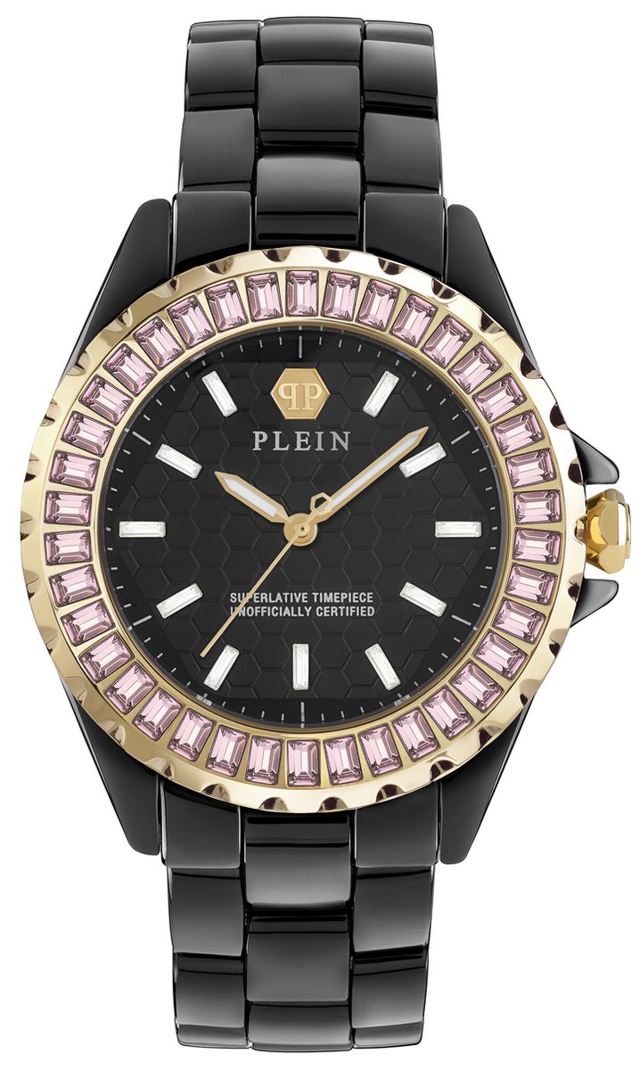 Philipp Plein Plein Heaven PWPPA0324 Horloge - Keramiek - Zwart - Ø 38 mm