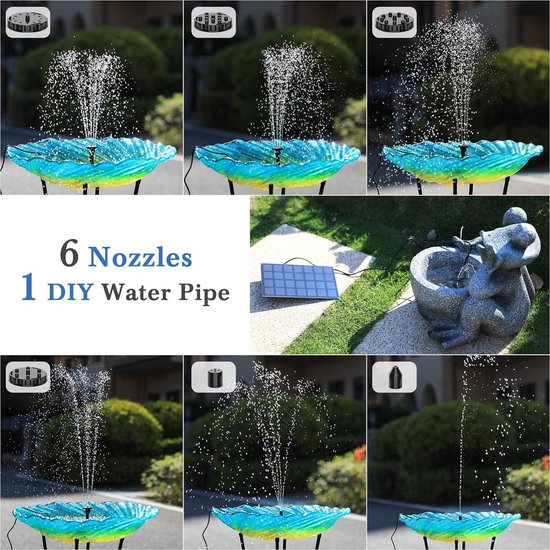 Smart Garden Zonne-energie Kikkerpret Paraplu Tuinwaterfunctie Fontein Vogelbad Smart Garden Zonne-energie Kikkerpret Paraplu Tuinwaterfunctie Fontein Vogelbad