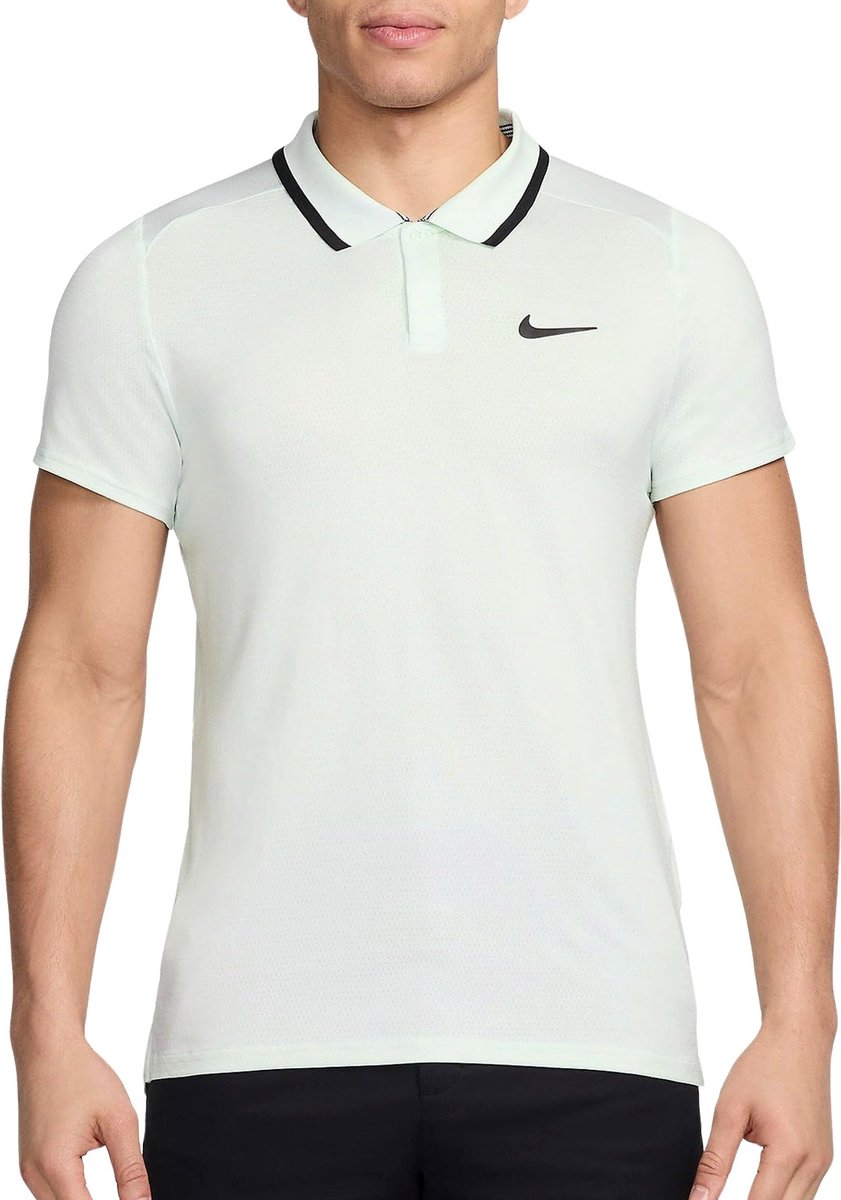 Nike Court Advantage Poloshirt Mannen Zwart