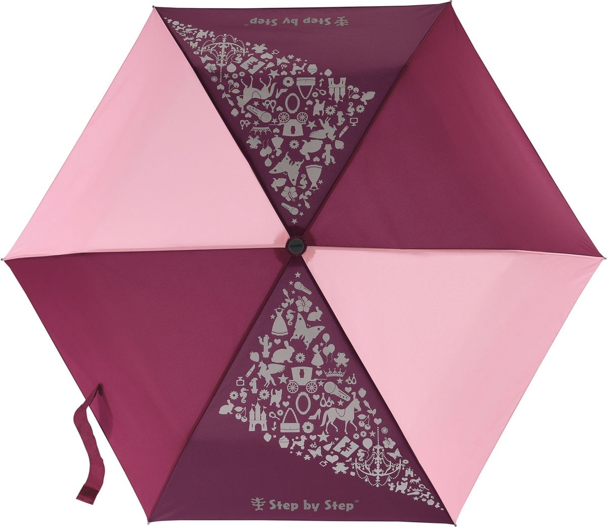 Step by Step Kinder zakparaplu 22.5 cm - 100cm Diameter - berry
