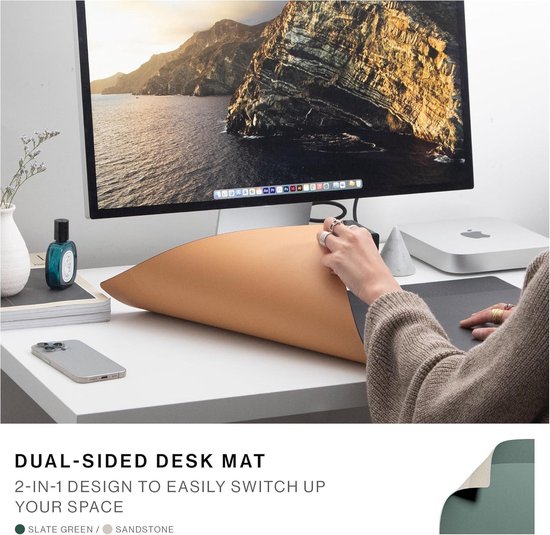 Native Union Desk Mat - Black/Kraft | Apple begint bij Native Union Desk Mat - Black/Kraft | Apple begint bij