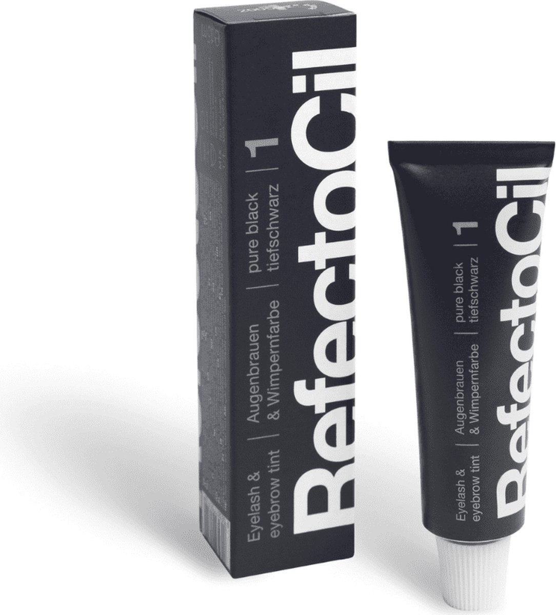 Goedkoopste Voordeelverpakking van 2 x Refectocil Pure black Nr.1 15ml (M057102