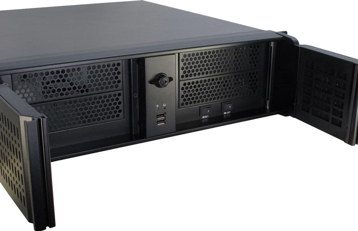 Inter-Tech 3U-3098-S Rack Zwart