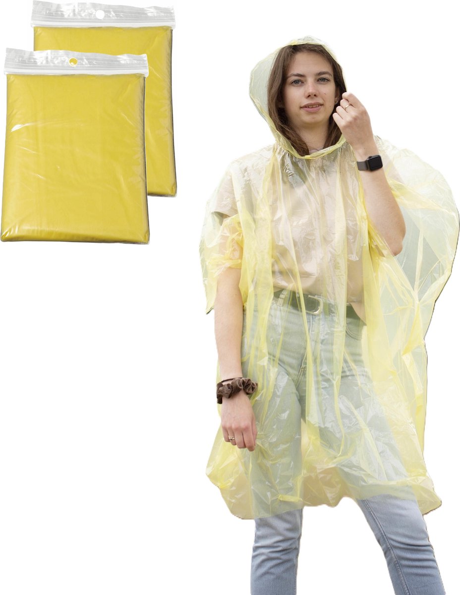 5 Ponchos De Pluie Transparents XIXKOLYU - Jetables/Réutilisables