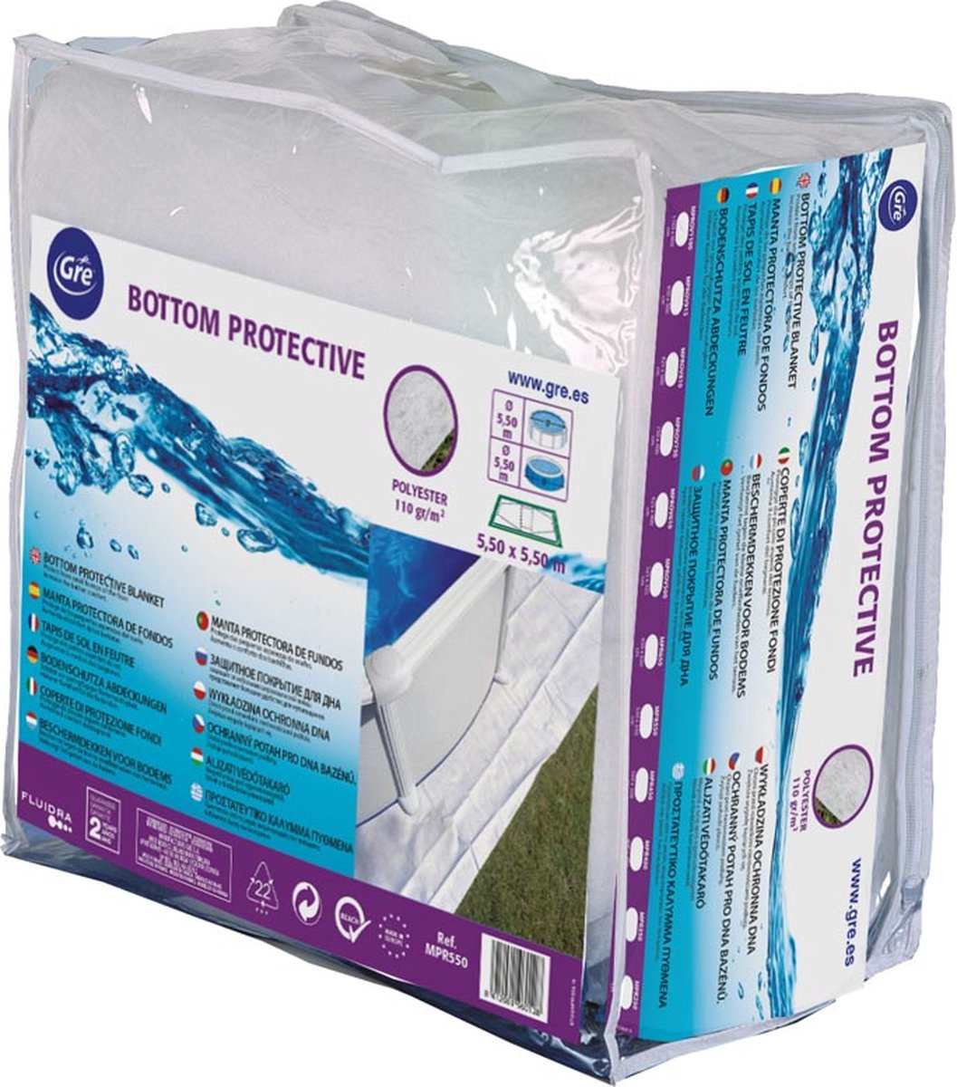 Gre Accessories Protective Ground Sheet - 500 x 500 cm - White