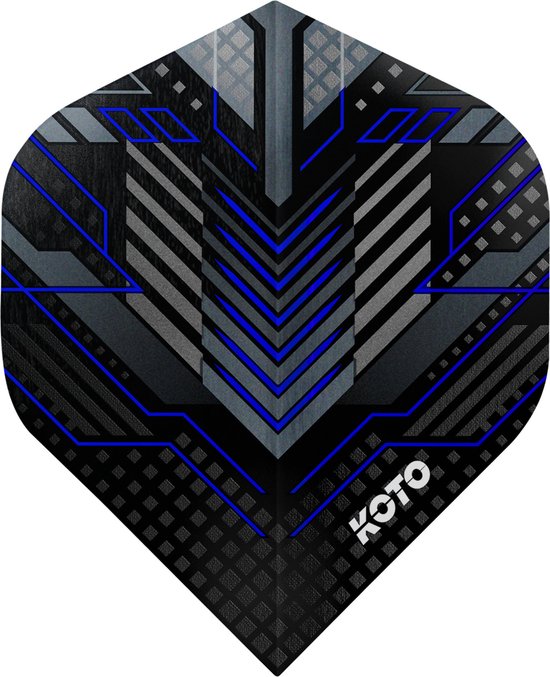 KOTO ZIZ-Matrix NO2 Dark Blue - Dart Flights van KOTO — afbeelding 5